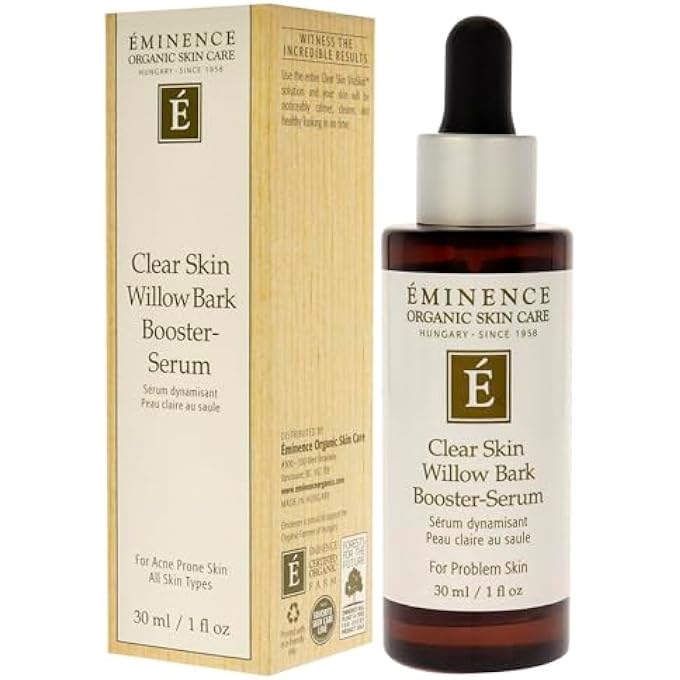 EMINENCE ORGANIC CLEAR SKIN WILLOW BARK BOOSTER SERUM, 1 OUNCE - Image 3